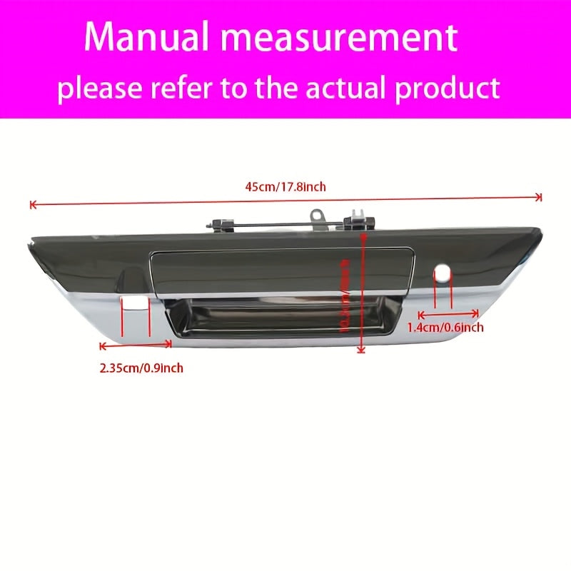 OE 69090-0K110 Tailgate Door Handle With Holes Chrome For Toyota Hilux Revo 2015-2021 690900K120 Exterior Tailgate Door Handle With Holes For Toyota Hilux Revo Pickup 2015-2021