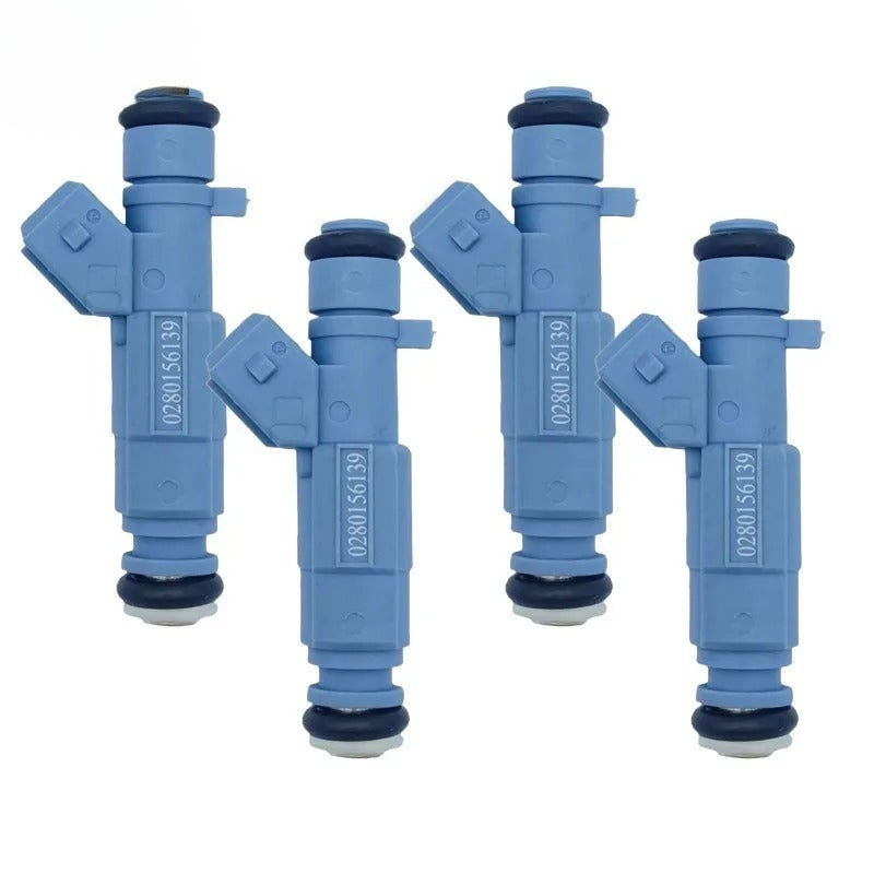 OE 0280156139 4PCS Automobile Fuel Injector For Peugeot 206 207 307CC 307 2.0L 2003-2010 For Citroen C4 RC S16 GTI 180 EW10