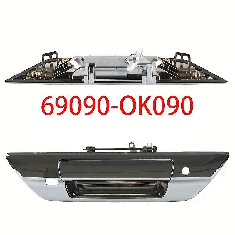 OE 69090-0K110 Tailgate Door Handle With Holes Chrome For Toyota Hilux Revo 2015-2021 690900K120 Exterior Tailgate Door Handle With Holes For Toyota Hilux Revo Pickup 2015-2021