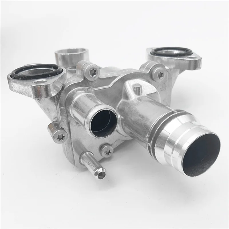 OE LR073372 Aluminum thermostat housing kit for Land Range Rover Sport Discovery LR3 4 2.7 3.0 diesel Jaguar XF outlet pipe