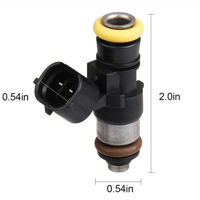 OE 0280158821 4PC Fuel Injector High Impedance 210Lb 2200Cc Gas Petrol Methanol