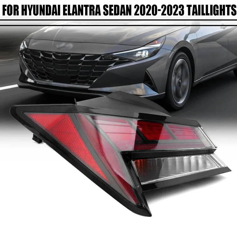 LED Rear Tail Light For Hyundai Elantra 2020 2021 2022 2023 Signal Stop Brake Lamp Bumper Warning Lights 92402AB100 92401AB100
