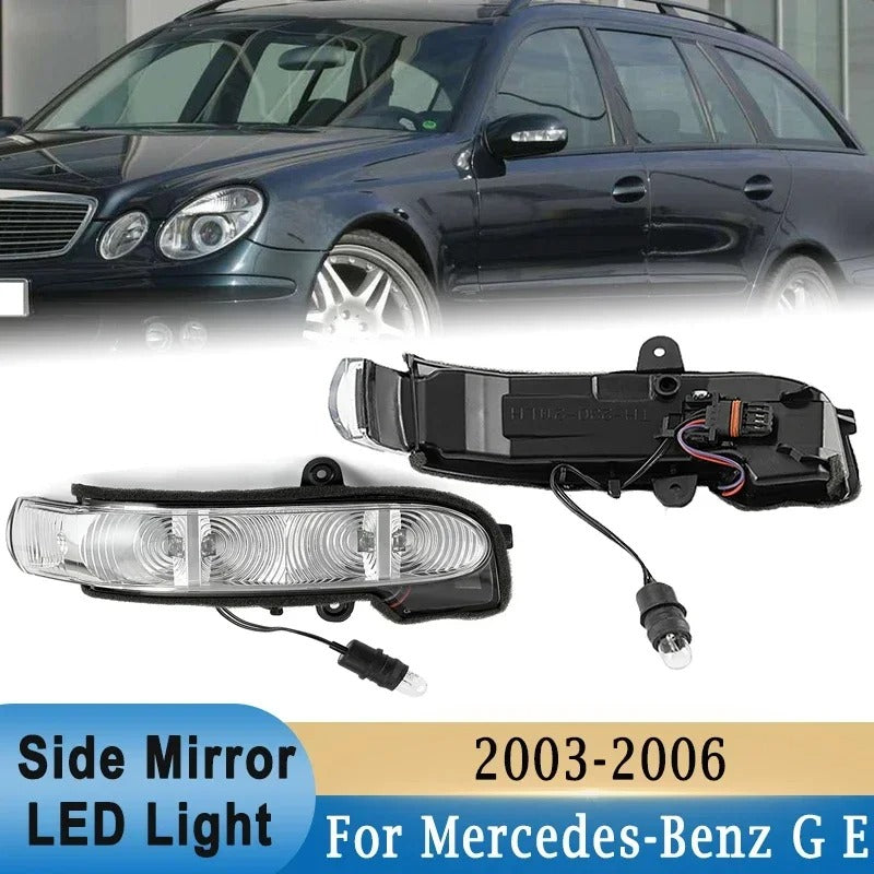 OE 2038201321 2038201421  1 Pair Side Mirror LED Light Turn Signal Lamp Indicator for Mercedes-Benz G E Class W211 S211 W463 W461