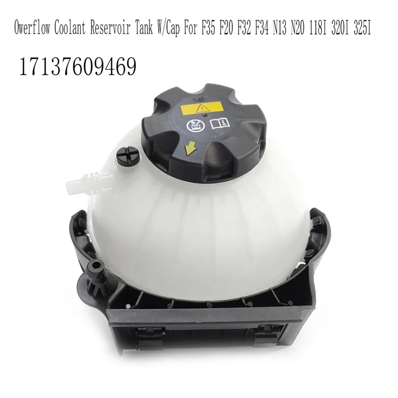 Lasting For BMW F35 F20 F32 F34 N13 N20 118I 320I 325I Engine Coolant Overflow Reservoir Tank 17137609469 W/Cap Coolant Kettle O