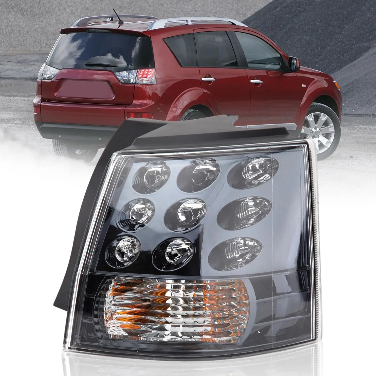 OE 8330A379,8330A380 Car Rear Tail Lights For Mitsubishi Outlander EX 2007 2008 -2013 LED Stop Brake Turn Signal Light Assembly