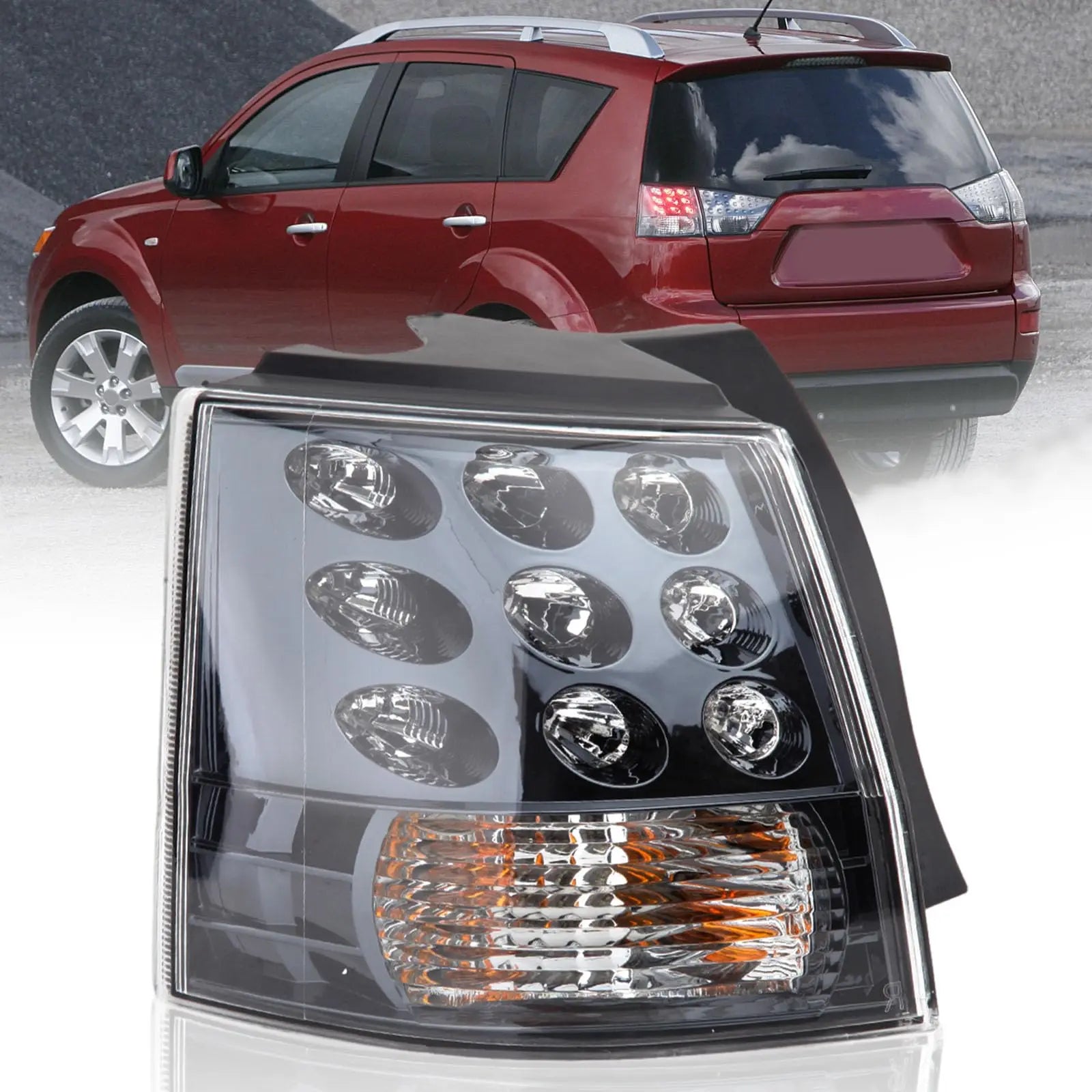 OE 8330A379,8330A380 Car Rear Tail Lights For Mitsubishi Outlander EX 2007 2008 -2013 LED Stop Brake Turn Signal Light Assembly