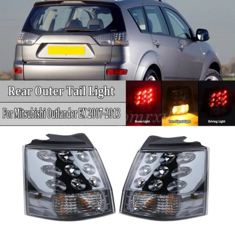 OE 8330A379,8330A380 Car Rear Tail Lights For Mitsubishi Outlander EX 2007 2008 -2013 LED Stop Brake Turn Signal Light Assembly