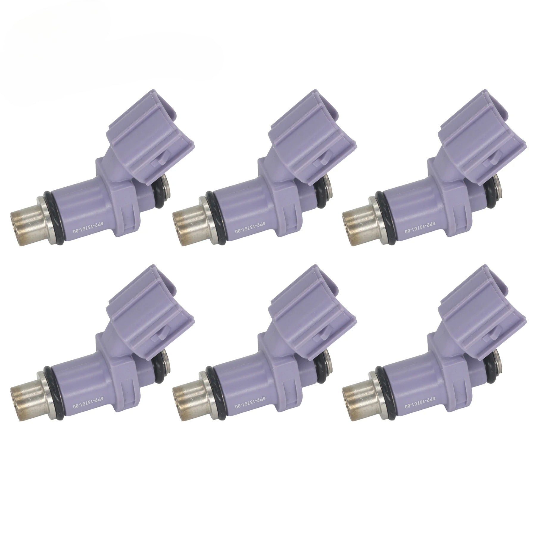 OE 6P2-13761-00   6PC Fuel Injector Compatible with Yamaha 200HP 225HP 250HP 4 Stroke Outboard Engine 6P2-13761-10 6P2-13761-11