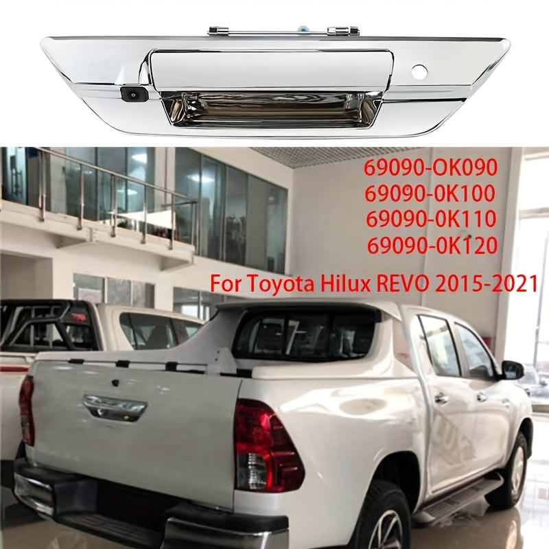 OE  69090-0K110  Tailgate Door Handle With Holes Chrome For Toyota Hilux Revo 2015-2021 690900K120 Exterior Tailgate Door Handle With Holes For Toyota Hilux Revo Pickup 2015-2021