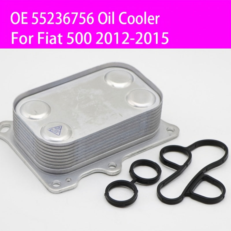 OE 55236756 Engine Oil Cooler  for 500 Dart 1.4 TURBO 2012-2016  55232420 5521908 Oil Cooler for Jeep Renegade (BQ) 1.4 2016~2018 for FIAT 500 2012~2016 Model
